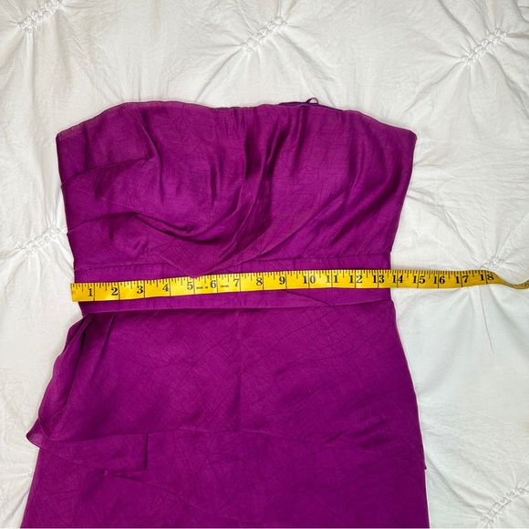 MAX & CLEO |  Strapless Short Dress  | Fushia | Size: 4 - Picture 11 of 12